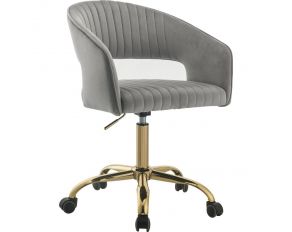 Hopi Office Chair in Gray and Gold