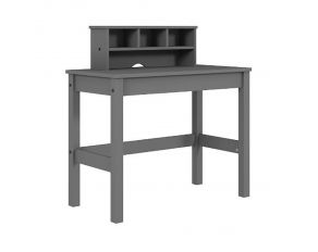 Logan Writing Desk in Gray Finish