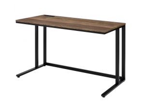 Tyrese Writing Desk in Walnut and Black Finish