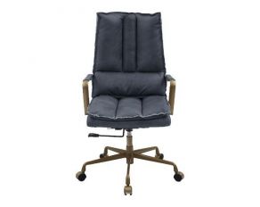 Tinzud Office Chair in Gray Leather