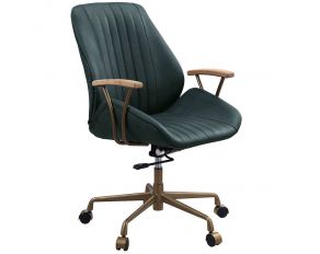 Argrio Office Chair in Dark Green Finish