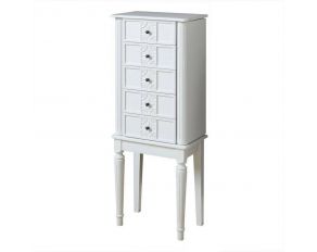 Tammy Jewelry Armoire in White