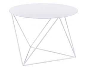 Epidia Accent Table in White