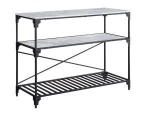 Jakob Kitchen Cart in Black Finish