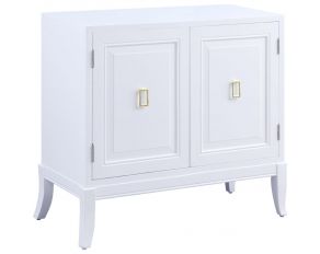 Clem Console Table in White Finish