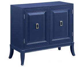 Clem Console Table in Blue Finish