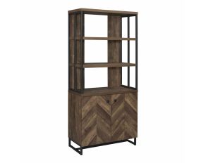 Millbrook Bookcase in Rustic Oak