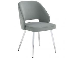 Heather Upholstered Dining Chair in Grey