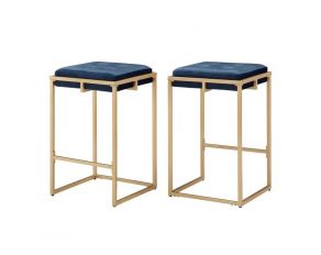 Nadia Counter Height Stool in Blue