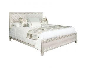 Riverwood California King Panel Bed in Light Wood