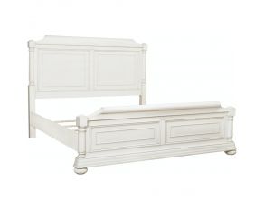 Lafayette California King Sleigh Bed in White