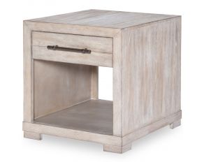 Westwood Square End Table in Weathered Oak