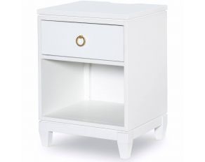 Summerland Open Nightstand in White