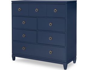 Summerland 6 Drawer Bureau in Blue