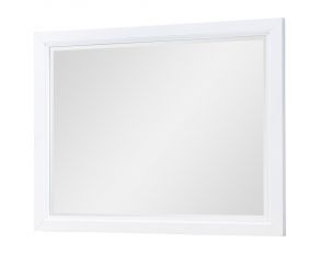 Franklin Mirror in Natural White