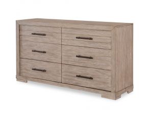 Westwood 6 Drawer Dresser in Weathered Oak