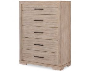 Westwood 5 Drawer Chest in Weathered Oak