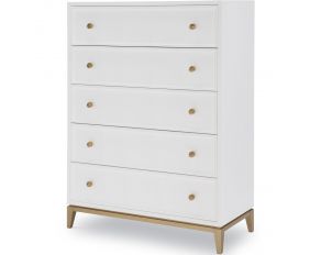 Chelsea by Rachael Ray 5 Drawer Chest in Bright White