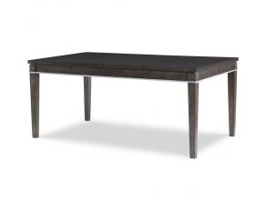 Counter Point Leg Dining Table in Satin Smoke