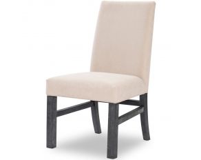 Westwood Upholstered Side Chair in Charred Oak