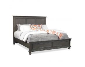 Oxford Traditional King Panel Bed in Peppercorn