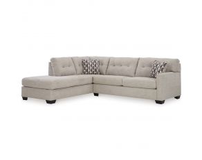 Mahoney 2-Piece Sleeper Sectional with Left Arm Facing Chaise in Pebble