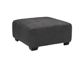 Ambee Oversized Accent Ottoman in Slate Gray