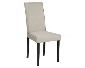 Kimonte Dining Chair in Dark Brown and Beige