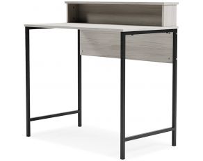 Bayflynn Home Office Desk in White and Black