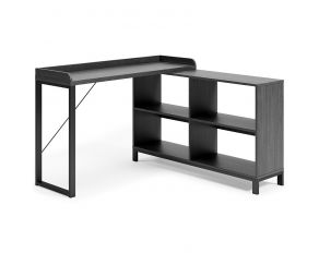 Yarlow Home Office L-Desk in Black