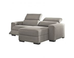 Mabton 2-Piece Power Reclining Sectional with RAF Chaise in Gray