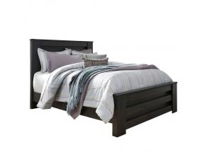 Brinxton Queen Panel Bed in Dark Charcoal