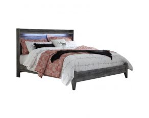 Baystorm King Bed in Smoky Gray