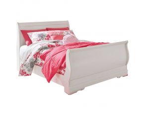 Anarasia Full Sleigh Bed in White