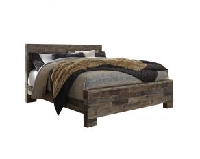 Derekson King Panel Bed in Multi Gray