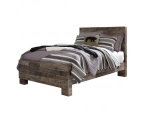 Derekson Full Panel Bed in Multi Gray