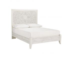 Paxberry Full Panel Bed in Whitewash