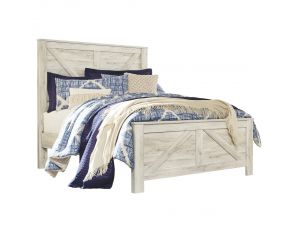 Bellaby Queen Crossbuck Panel Bed in Whitewash