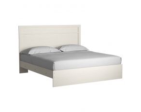 Stelsie King Panel Bed in White