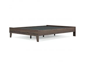 Calverson Queen Platform Bed in Mocha