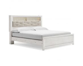 Altyra Queen Panel Bookcase Bed in White