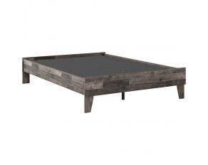 Neilsville Full Platform Bed in Multi Gray