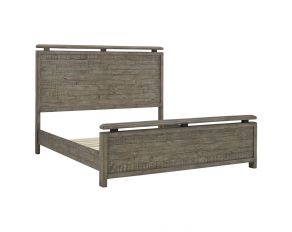 Brennagan Queen Panel Bed in Light Weathered Gray