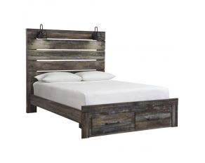 Drystan Storage Queen Bed in Brown Multi