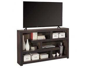 Avery Loft 60 Open Display Console in Ghost Black