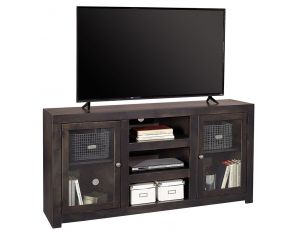 Avery Loft 65 Console with 2 Doors in Ghost Black