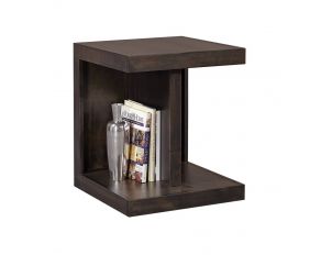 Avery Loft End Table in Ghost Black