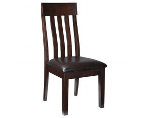 Ashley Furniture Haddigan Dining Upholstered Side Chair  in Dark Brown - Set of 2