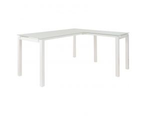 Ashley Furniture Baraga L-Desk in White