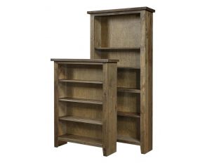 Alder Grove 74 inch Bookcase in Brindle